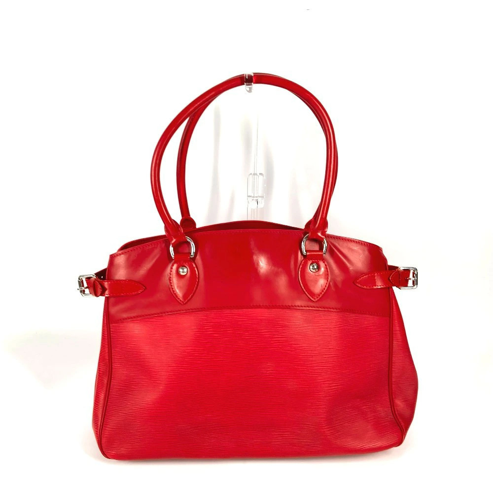Louis Vuitton Tote Handbag Epi Shoulder Passy Bag Leather Red